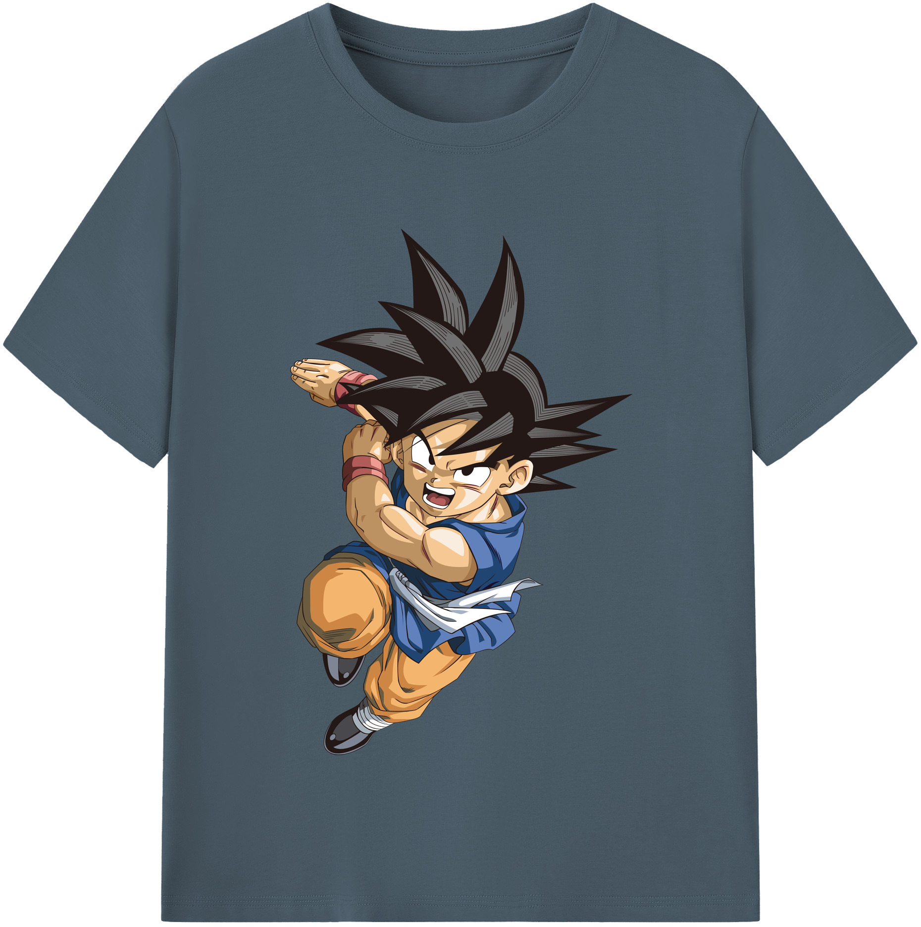 （画像用） ドラゴンボール 孫悟空（そん ごくう）Son Goku カカロット DRAGON BALL Kakarotto 綿100％半袖Tシャツ（フロントプリント）